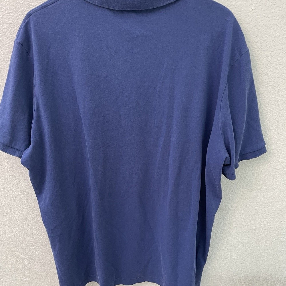 Polo Ralph Lauren Mens Classic Fit Short Sleeve Cotton Polo Shirt Blue XL - Picture 5 of 7